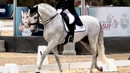 Malin Morén and Hamilcar Interagro at the 2022 South American Games (Photo by Cora Causemann)